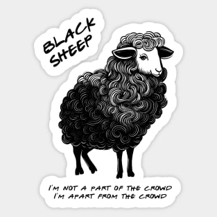 Black Sheep Sticker